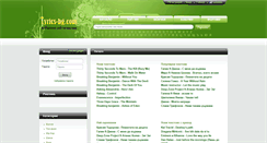 Desktop Screenshot of lyrics-bg.com